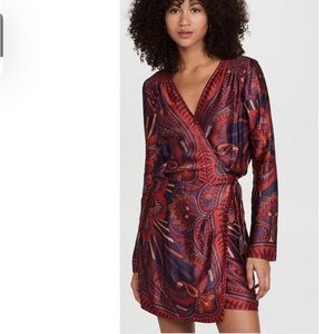 Farm Rio Macaw Wrap Dress